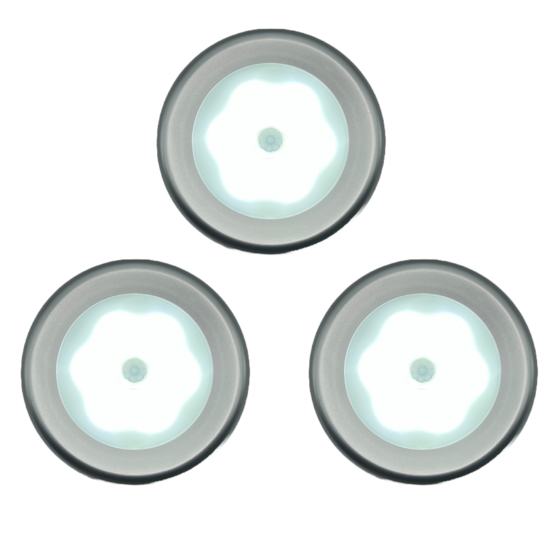 Draadloos Nachtlampje met Bewegingssensor - 3 stuks - LED