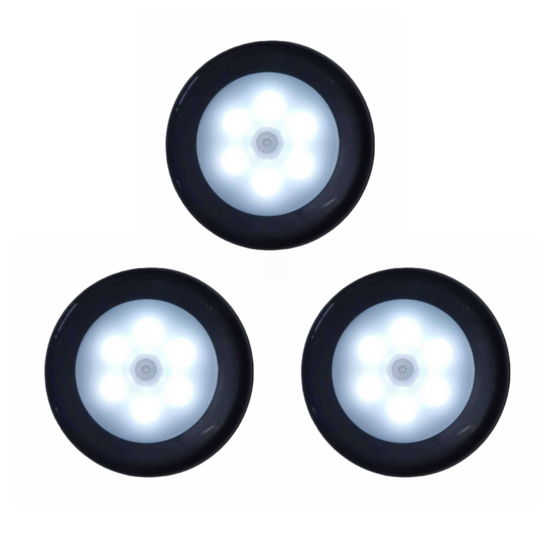 Draadloos Nachtlampje met Bewegingssensor - 3 stuks - LED