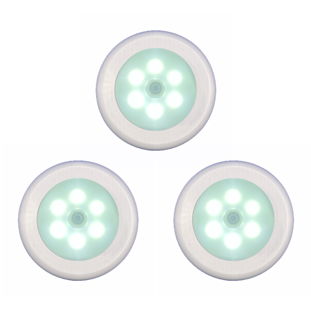 Draadloze Verlichting met Bewegingssensor - 3 stuks - LED